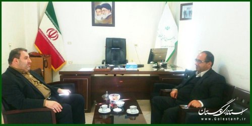 نشست هم اندیشی مدیرکل پدافند غیرعامل با مدیرکل بنیاد برکت استان