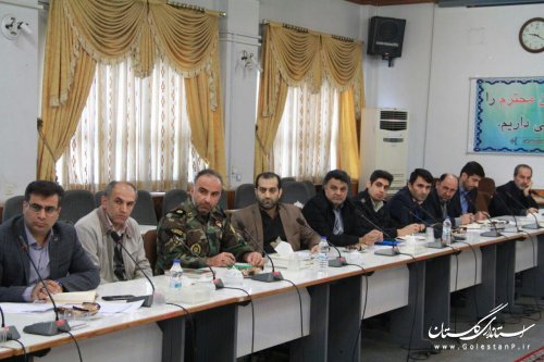 جلسه شورای پدافند غیرعامل شهرستان گرگان برگزار گردید.