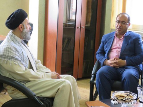 جلسه هم اندیشی مدیرکل پدافند غیرعامل با دکتر طاهری رئیس دانشگاه آزاد استان