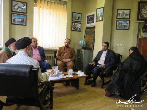 جلسه هم اندیشی مدیرکل پدافند غیرعامل با دکتر طاهری رئیس دانشگاه آزاد استان