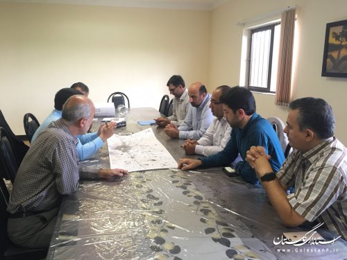 جلسه بررسی راه کمربندی شهر گرگان به کردکوی از منظر آمایش و مکان یابی پدافند غیرعامل