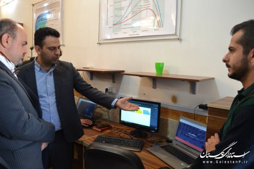 بازدید رئیس بازرسی سازمان پدافند غیرعامل کشور از مرکز آپا گلستان