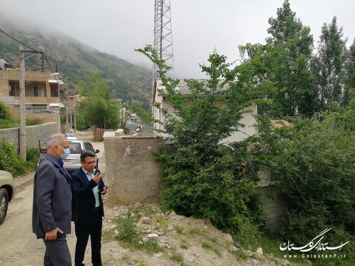 بازدید معاون امور استان های سازمان پدافند غیرعامل کشور از منطقه زیارت