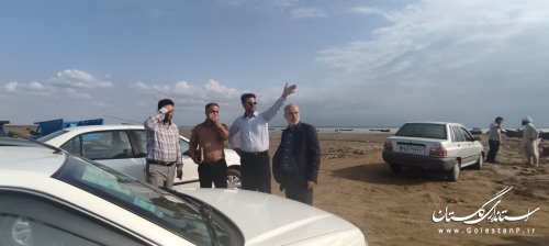 بازدید میدانی کارشناسان سازمان پدافند غیرعامل کشور از مناطق آسیب پذیر ساحلی استان
