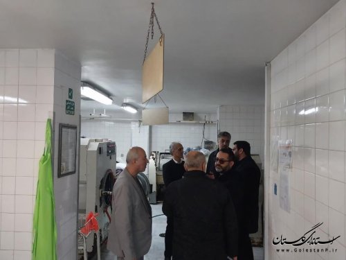 بازدید مدیرکل پدافند غیرعامل استان از بیمارستان امیرالمومنین(ع) کردکوی